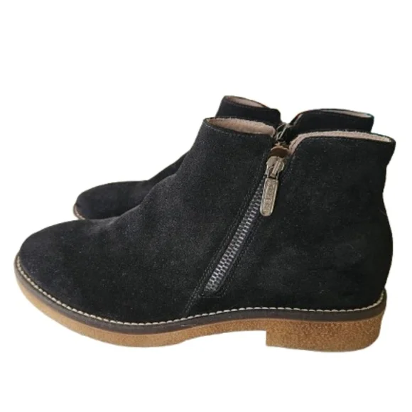 Italeau Foliana Waterproof Handmade Leather Suede Ankle Boots Size 38.5 US 8 - Picture 5 of 16